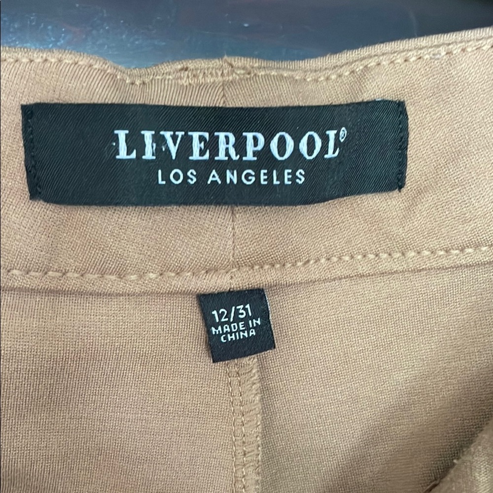 Liverpool Kelsey Knit Trousers Super Stretch in Maple - Picture 2 of 5